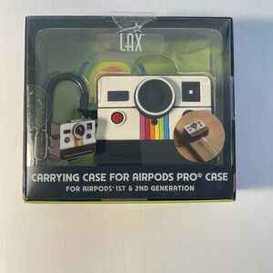 LAX Retro Polaroid Carrying Case for AirPods Pro Case NWT ***